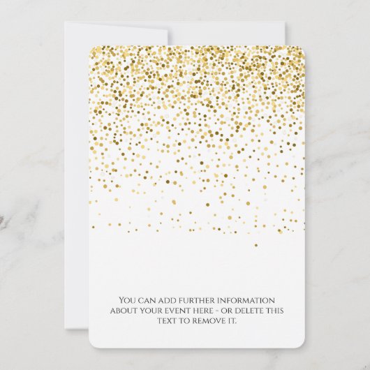 Valentijn Dinner Party Uitnodiging (Achterkant)