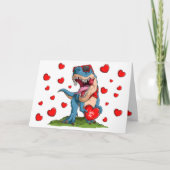 Valentijn Dinosaur Kaart (Voorkant)