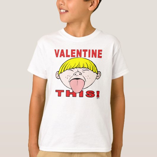 Valentijn dit! jongen t-shirt (Voorkant)