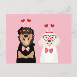 Valentijn Dogs Rottweiler Maltipoo Puppy Briefkaart