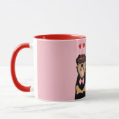 Valentijn Dogs Rottweiler Maltipoo Puppy Mok (Links)