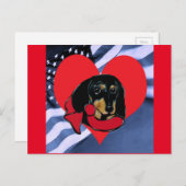 VALENTIJN DOXIE FEESTDAGENKAART (Voorkant / Achterkant)