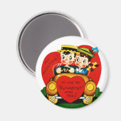 Valentijn draait om magneet (Voorkant / Achterkant)