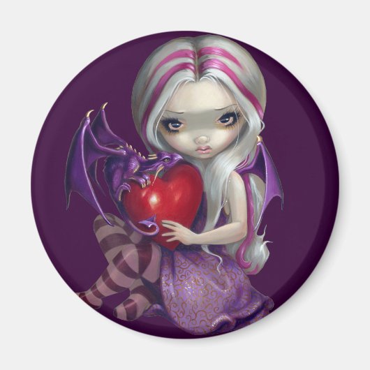 "Valentijn Dragon" magneet (Voorkant)