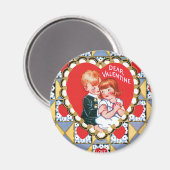 Valentijn Driehoeken en Harten Magneet (Voorkant / Achterkant)