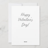 Valentijn drijvende harten feestdagenkaart (Achterkant)