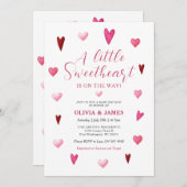 Valentijn Een beetje Lieverd Baby shower Kaart (Voorkant / Achterkant)