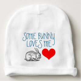Valentijn "Een Bunny houdt van me" Baby Pet Mutsje