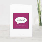 Valentijn Electrifying Wenskaart Feestdagen Kaart (Achterkant)