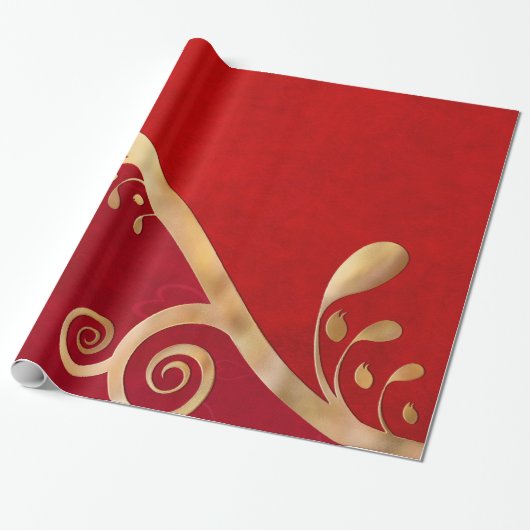 Valentijn Elegance ALLE MATEN Cadeaupapier (Uitgerold)