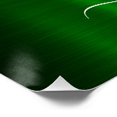 Valentijn Elegant met elkaar verbonden harten ontw Perfect Poster (Hoek)