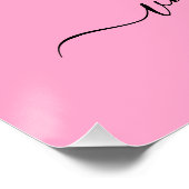 Valentijn Elegante Ineengestrengelde Hartjes Ontwe Perfect Poster (Hoek)