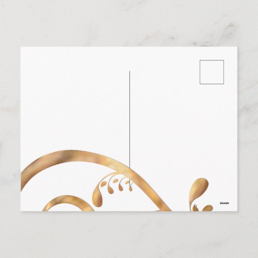 Valentijn elegantie feestdagenkaart (Achterkant)