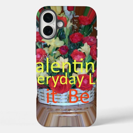 Valentijn Elke dag Deel de Liefde Case-Mate iPhone Case (Achterkant)