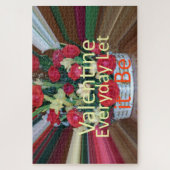 Valentijn Elke dag Deel de Liefde Legpuzzel (Verticaal)