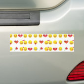 Valentijn Emojis Bumpersticker (Op auto)
