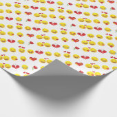 Valentijn Emojis Cadeaupapier (Hoek)