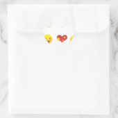 Valentijn Emojis Hart Sticker (Tas)