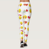 Valentijn Emojis leggings (Achterkant)