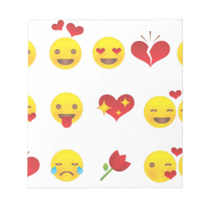 Valentijn Emojis Notitieblok