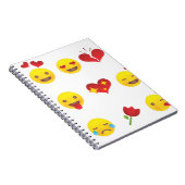 Valentijn Emojis Notitieboek (Rechterzijde)