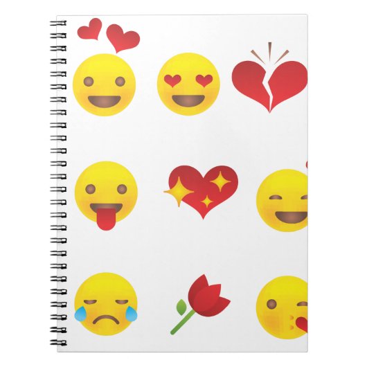 Valentijn Emojis Notitieboek (Voorkant)