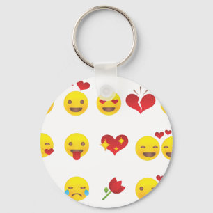 Valentijn Emojis Sleutelhanger