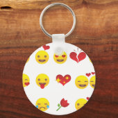 Valentijn Emojis Sleutelhanger (Voorkant)