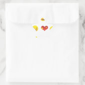 Valentijn Emojis Ster Sticker (Tas)