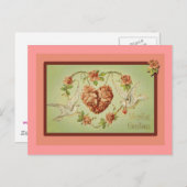 Valentijn- en hartkaarten feestdagenkaart (Voorkant / Achterkant)