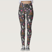 Valentijn- en liefdeskoning Charles Spaniel Leggings (Voorkant)