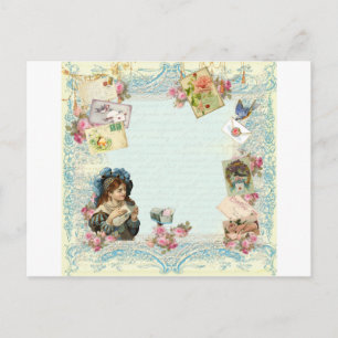 Valentijn Ephemera Love Letters Feestdagenkaart