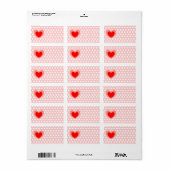 Valentijn Etiket (Full Sheet)