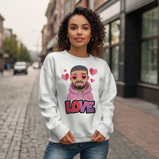 Valentijn Eye Heart Drake T-shirt