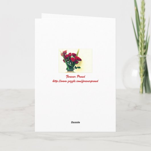 Valentijn Faerie en harten  Kaart (Achterkant)