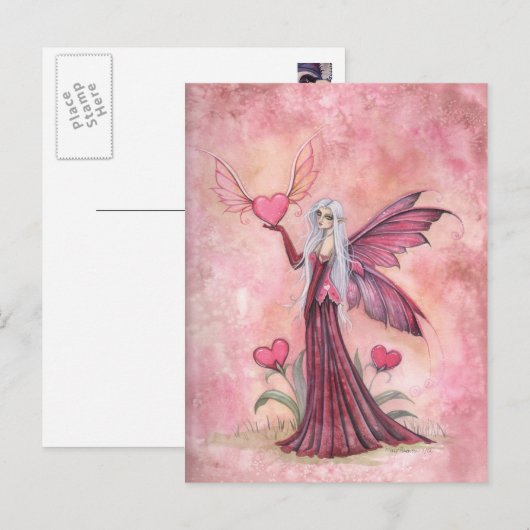Valentijn Fairy Briefkaart (Voorkant / Achterkant)