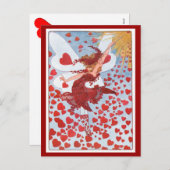 Valentijn Fairy Feestdagenkaart (Voorkant / Achterkant)