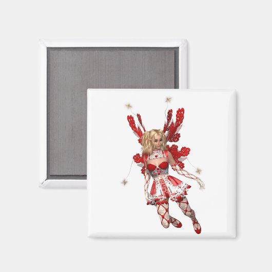 Valentijn Fairy Magneet (Voorkant / Achterkant)