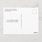 Valentijn Fairyland Queen Titania Red Hearts Cupid Briefkaart (Achterkant)