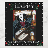 Valentijn Fantoom Doxie Wijn Etiket (Enkel label)