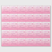 valentijn "favoriete Hallo" Cadeaupapier (Vlak)