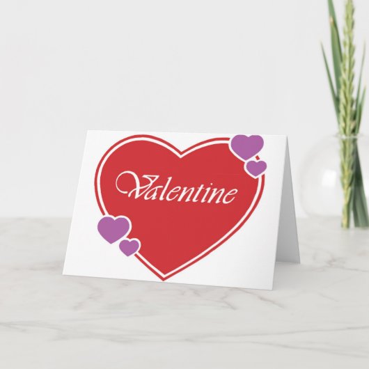 VALENTIJN FEESTDAGEN KAART (Voorkant)