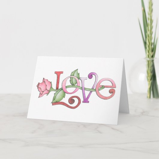 Valentijn Feestdagen Kaart (Voorkant)