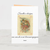  Valentijn Feestdagen Kaart (Achterkant)