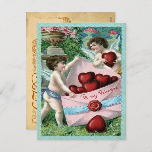  Valentijn Feestdagenkaart (Voorkant / Achterkant)