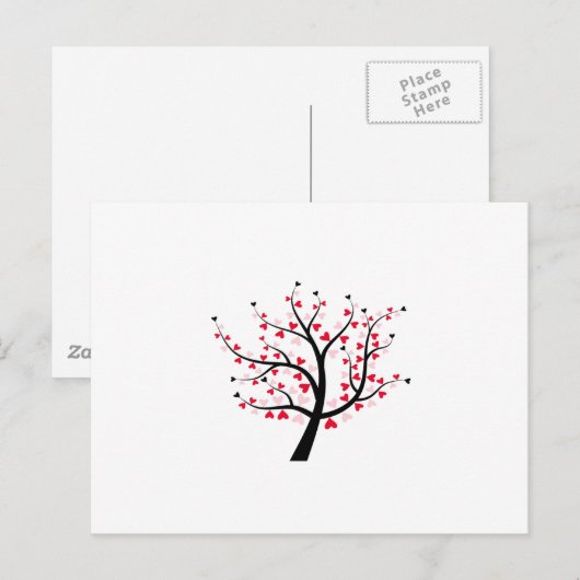 Valentijn Feestdagenkaart (Voorkant / Achterkant)