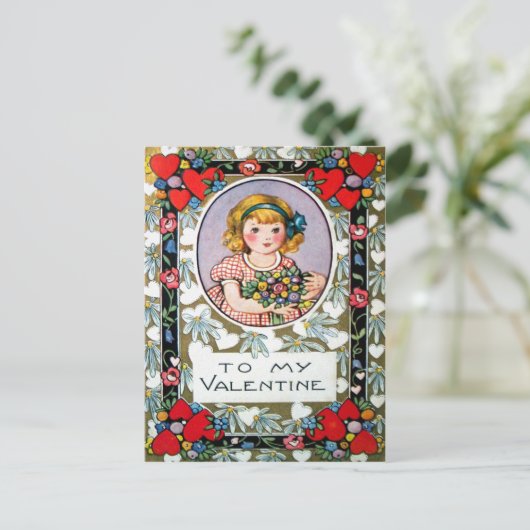 Valentijn Feestdagenkaart (Staand voorkant)