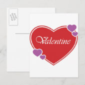 VALENTIJN FEESTDAGENKAART (Voorkant / Achterkant)