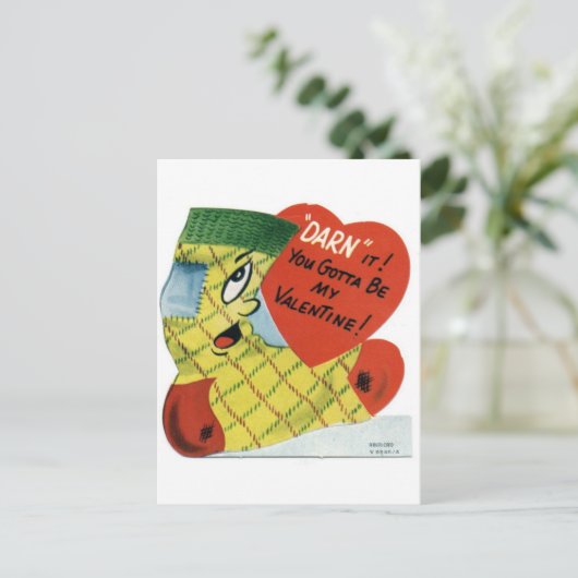 Valentijn Feestdagenkaart (Staand voorkant)