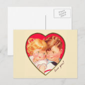 Valentijn Feestdagenkaart (Voorkant / Achterkant)